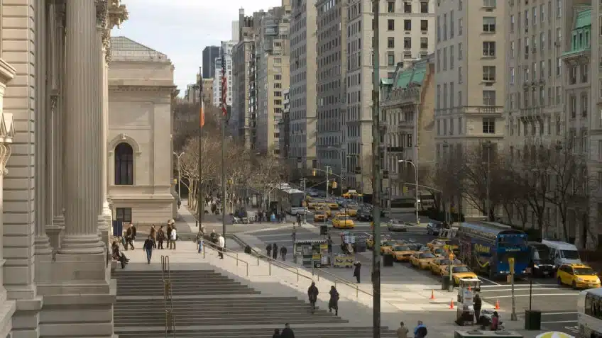5ª avenida de Nova York, nos Estados Unidos
