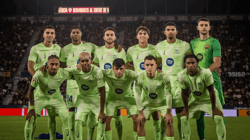 A divergência entre os auditores colocou o clube fora das regras da liga durante a última janela de transferências, mas o Barcelona ainda conseguiu registrar novos reforços | Reprodução/Instagram Barcelona - 24.ago2025