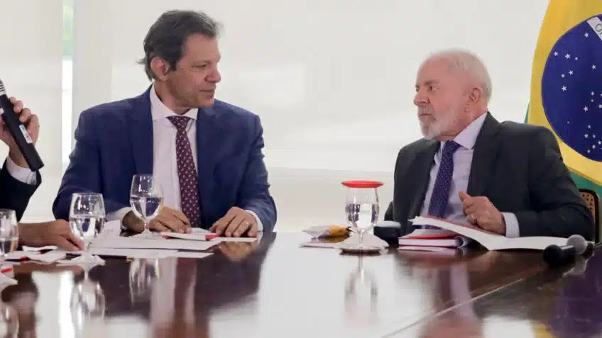 Lula e Haddad no Planalto