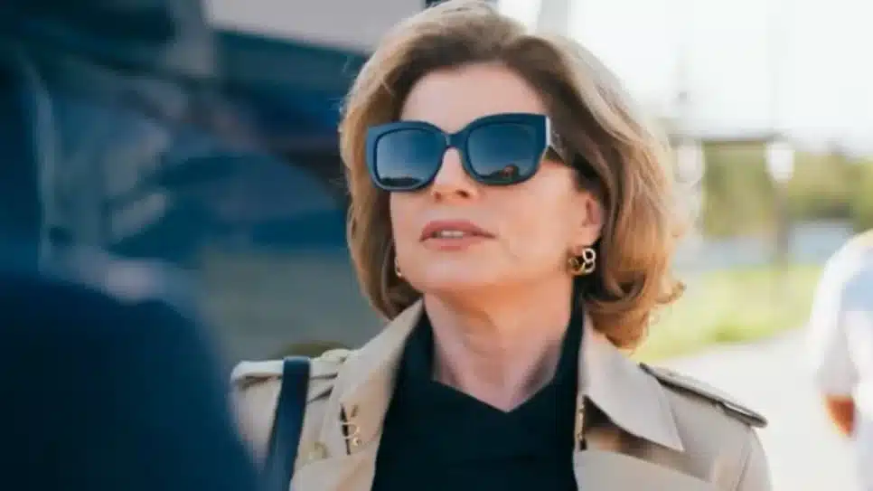 A vilã Odete Roitman, interpretada pela atriz Débora Bloch, aparece viva no final do remake de "Vale Tudo" na noite de 6ª feira (17.out.2025)