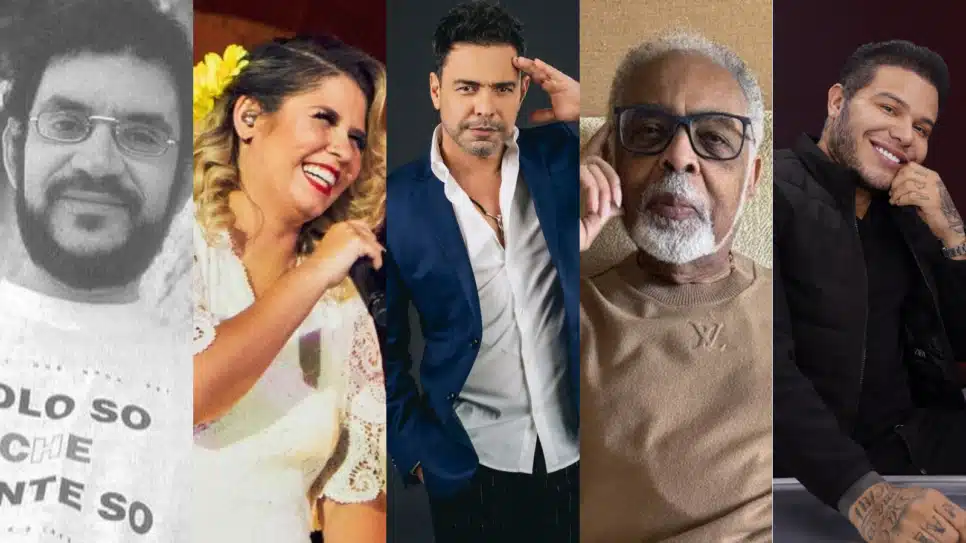 Renato Russo, Marília Mendonça, Zezé Di Camargo, Gilberto Gil e Tierry