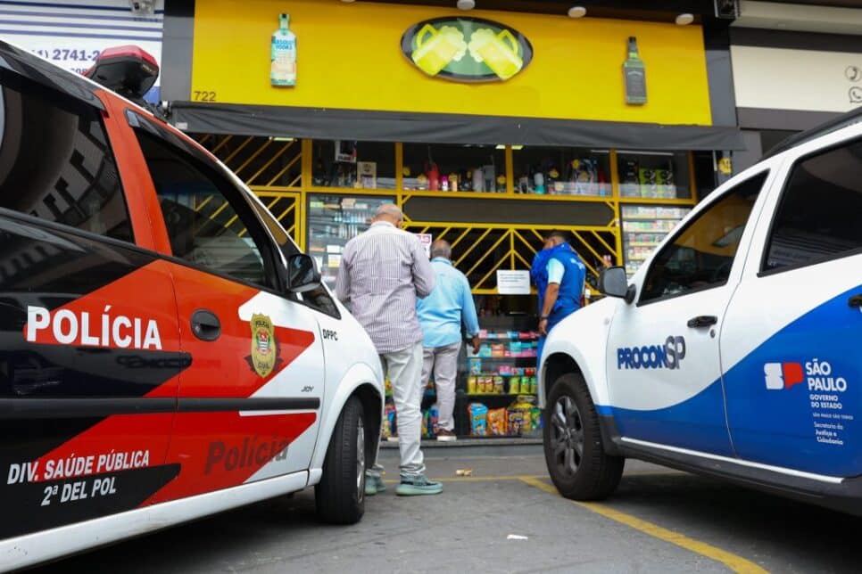 Fiscalizações realizadas na capital após casos de intoxicação por metanol