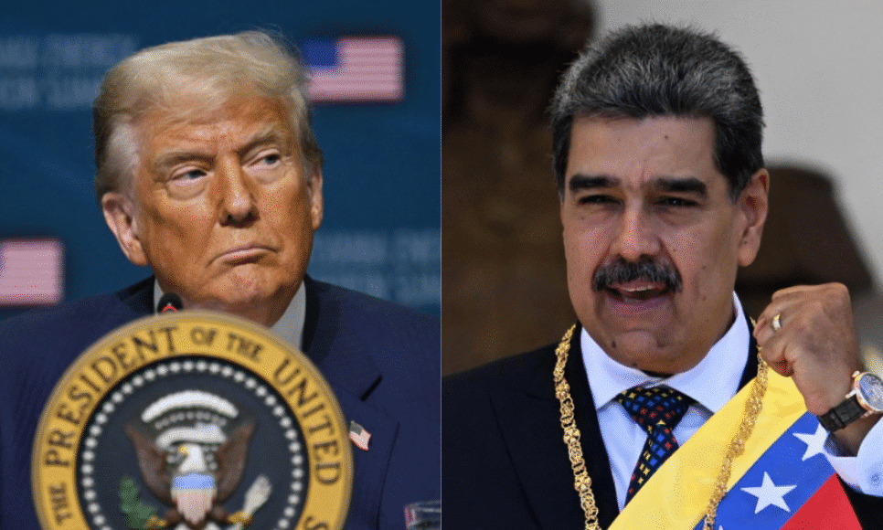 O presidente da Venezuela, Nicolás Maduro e Trump