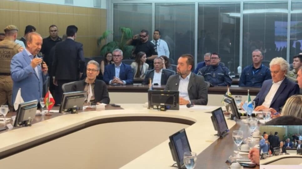 Reunião de governadores,realizada no Rio