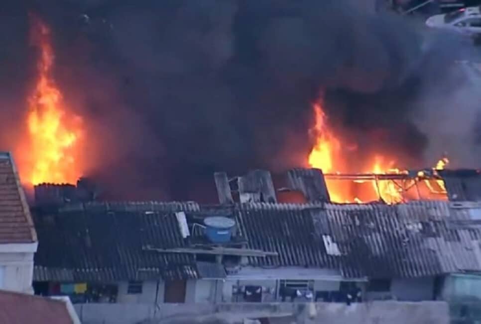 Incendio na Liberdade