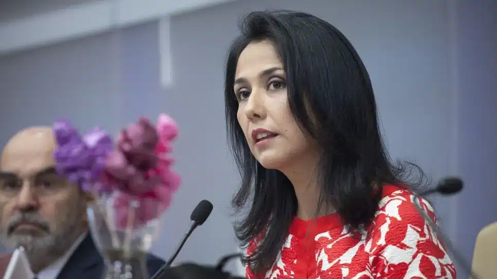 Ex-primeira-dama do Peru, Nadine Heredia, em evento da FAO.