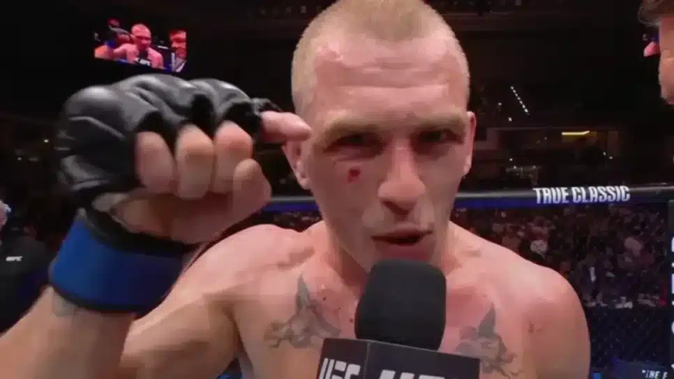 Ian Garry usou o mircrofone do UFC para pedir disputa por cinturão