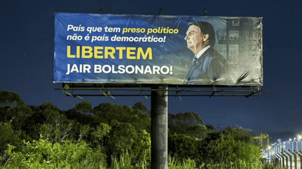 Outdoor Bolsonaro Criciúma