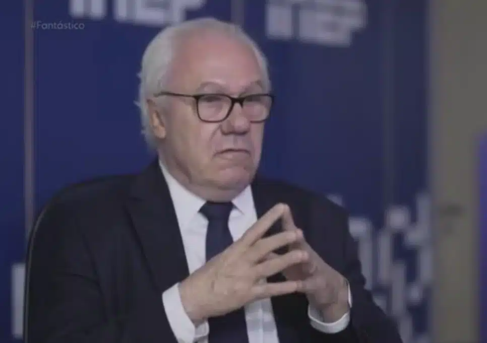 O presidente do Inep, Manuel Palácios, durante entrevista ao "Fantástico"