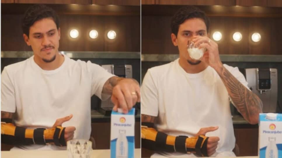 Pedro se machucou durante partida contra o Racing pela semifinal da Libertadores, realizada em 22 de outubro | Reprodução/Instagram Pedro - 19.out.2025