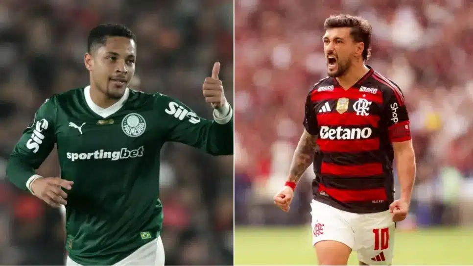 Vitor Roque e Arrascaeta