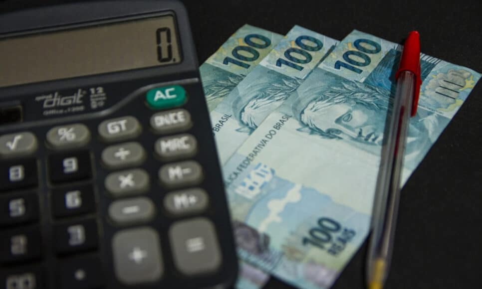 dinheiro contas calculadora