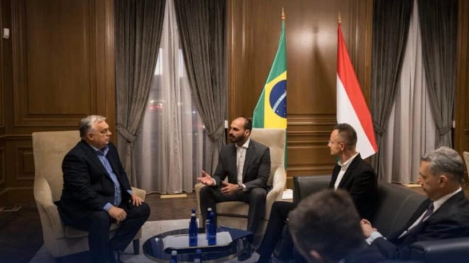Viktor Orbán e Eduardo Bolsonaro