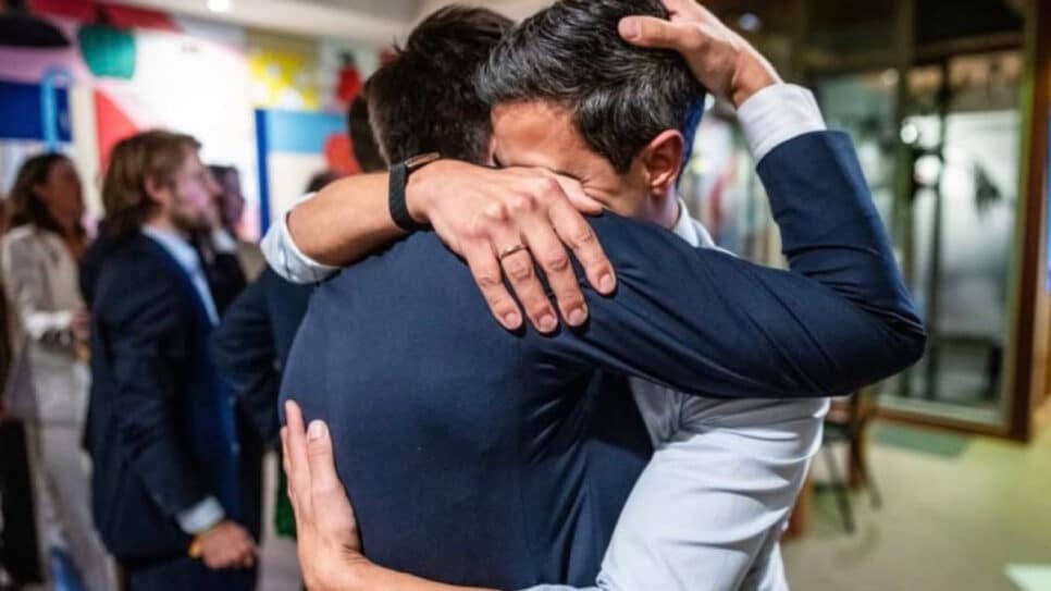 Nicolas Keenan e Rob Jetten