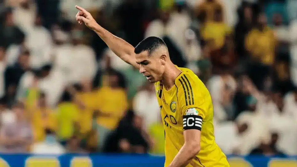 Cristiano Ronaldo fez o gol da vitória do Al-Nassr contra o Al-Fayha