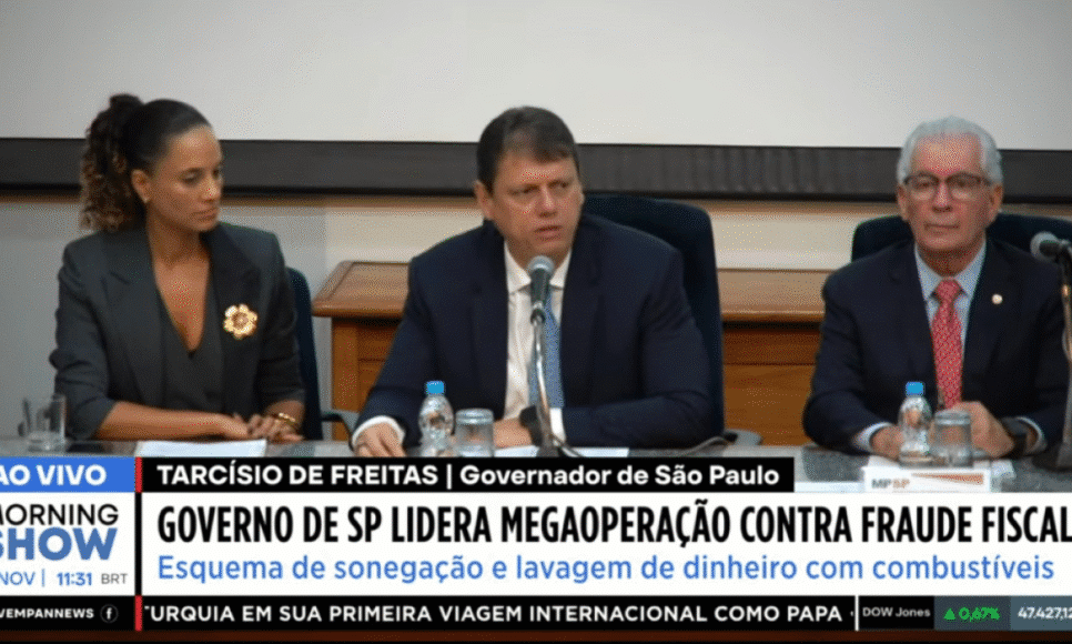 Fraudes investigadas em operação contra Grupo Refit somavam R$ 350 mi por mês, diz Tarcísio