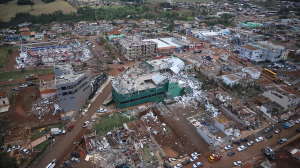 Destruição em Rio Bonito do Iguaçu