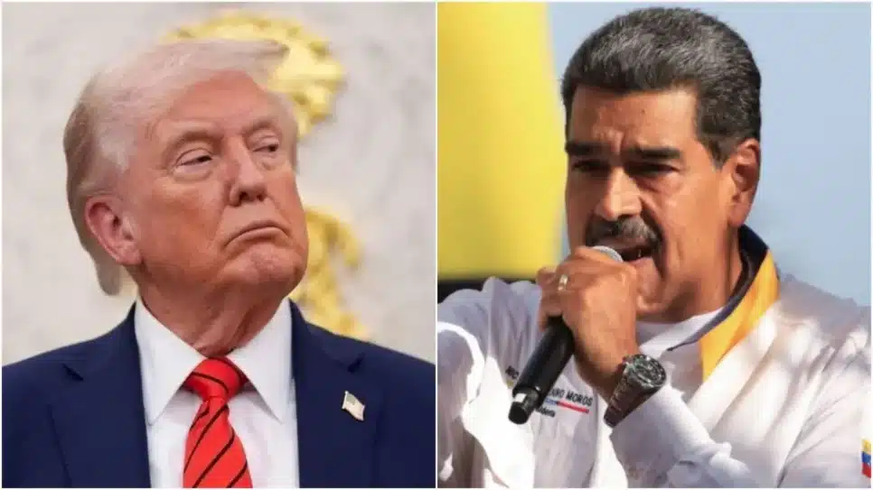 Donald Trump e Nicolás Maduro