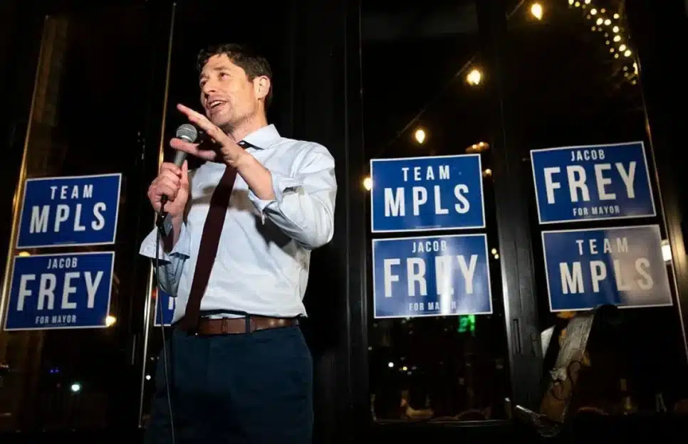 Jacob Frey, prefeito reeleito de Minneapolis