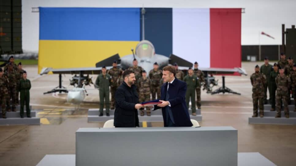 Zelensky e Macron