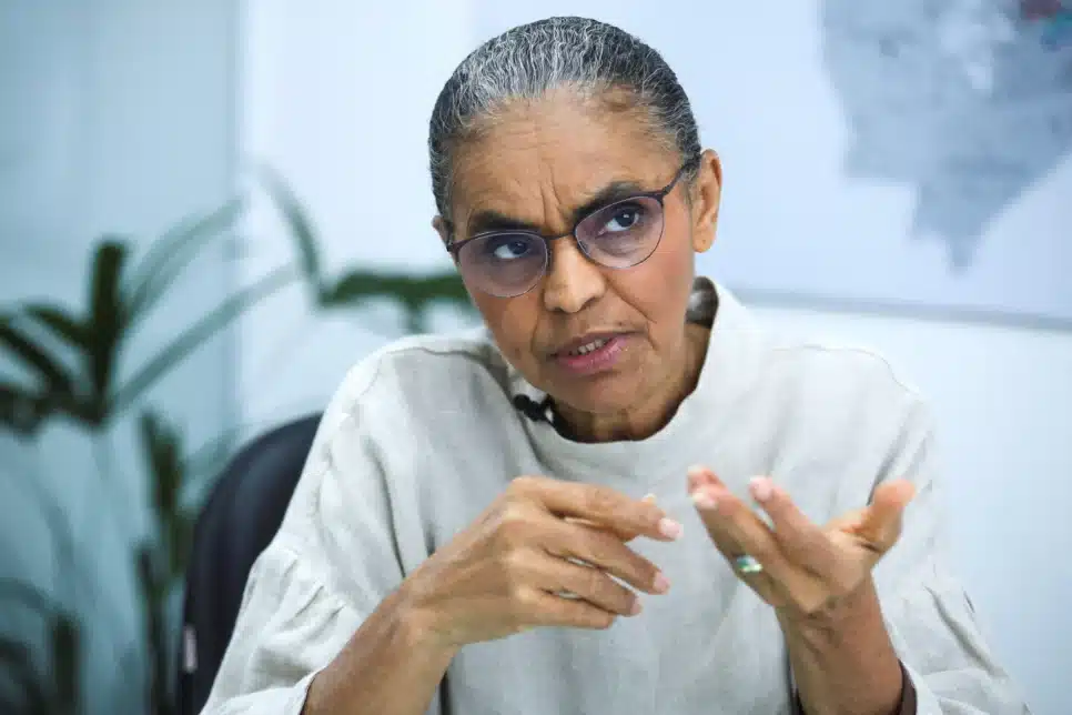 Marina Silva, ministra do Meio Ambiente e Mudança do Clima