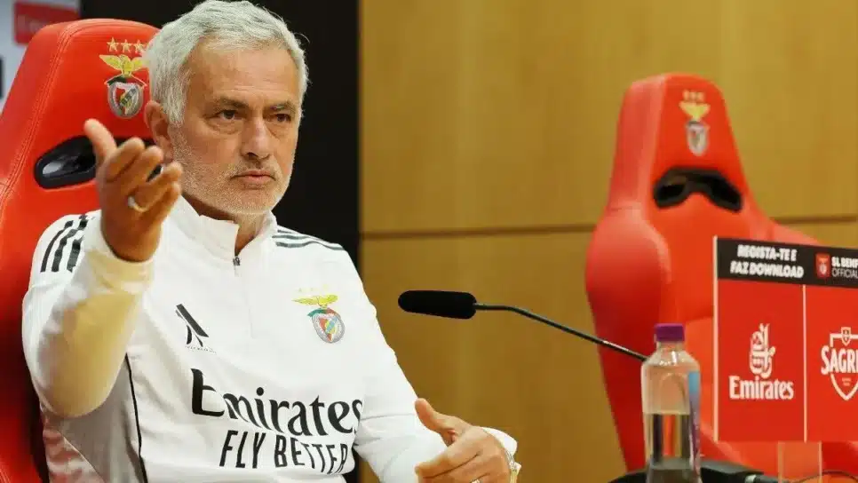 Mourinho, treinador do Benfica