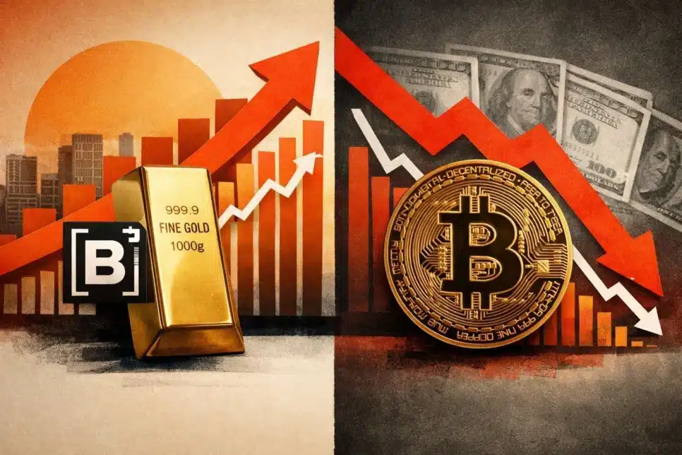 Ouro e Ibovespa sobem; Bitcoin cai