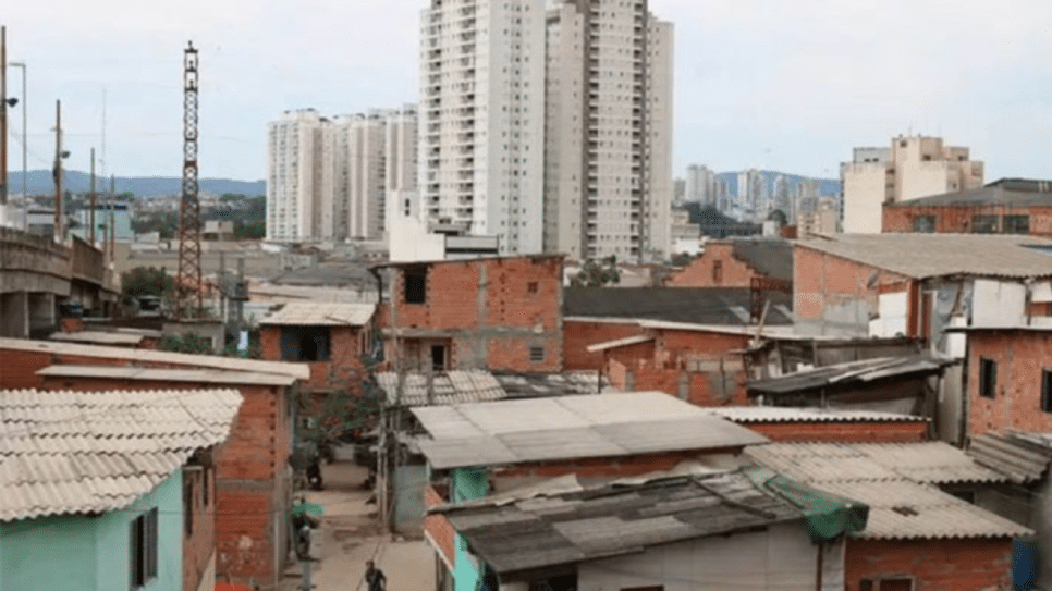 Na imagem, a Favela do Moinho