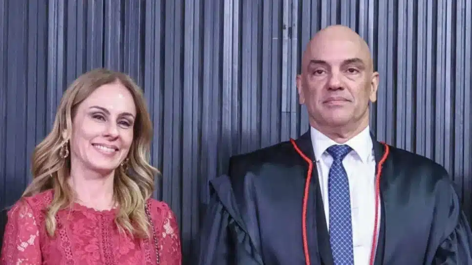 Viviane Barci e seu marido, Alexandre de Moraes