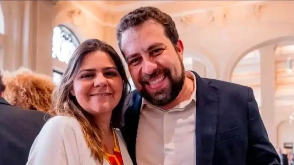 Natalia Szermeta Boulos e seu marido, Guilherme Boulos