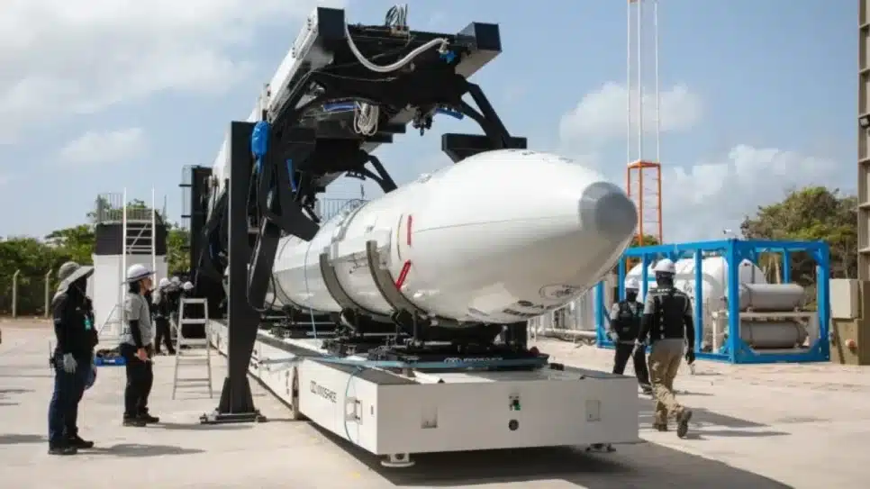 Equipes realizam ensaio de lançamento do foguete Hanbit-Nano em Alcântara (MA)