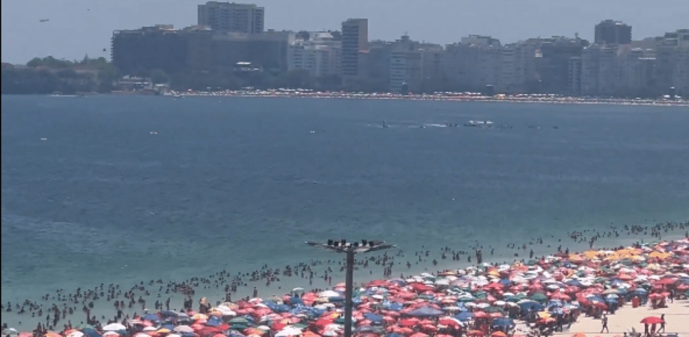 Acidente avião Copacabana