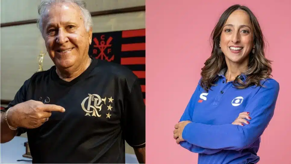 Zico e Renata Mendonça