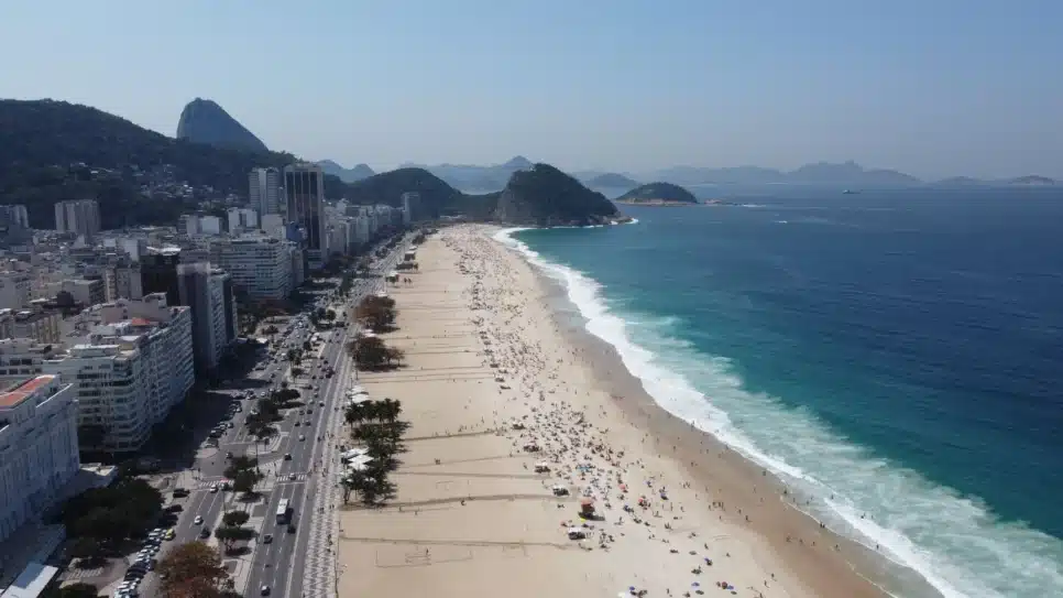 Praia de Copacabana , do Alto
