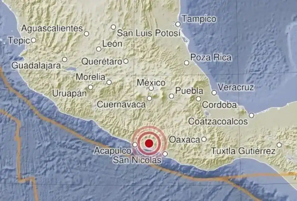 Terremoto atinge região sul do México