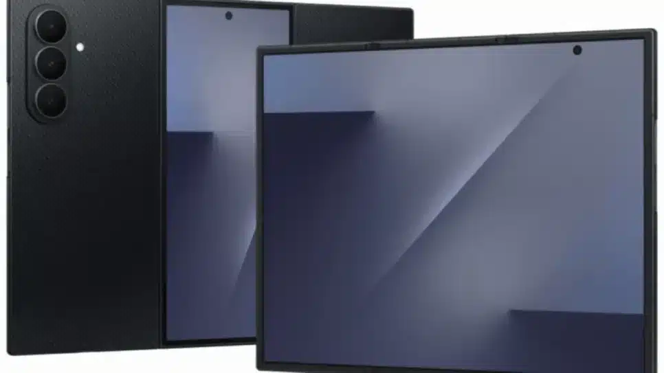 Na imagem, o Galaxy-Z-TriFold da Samsung