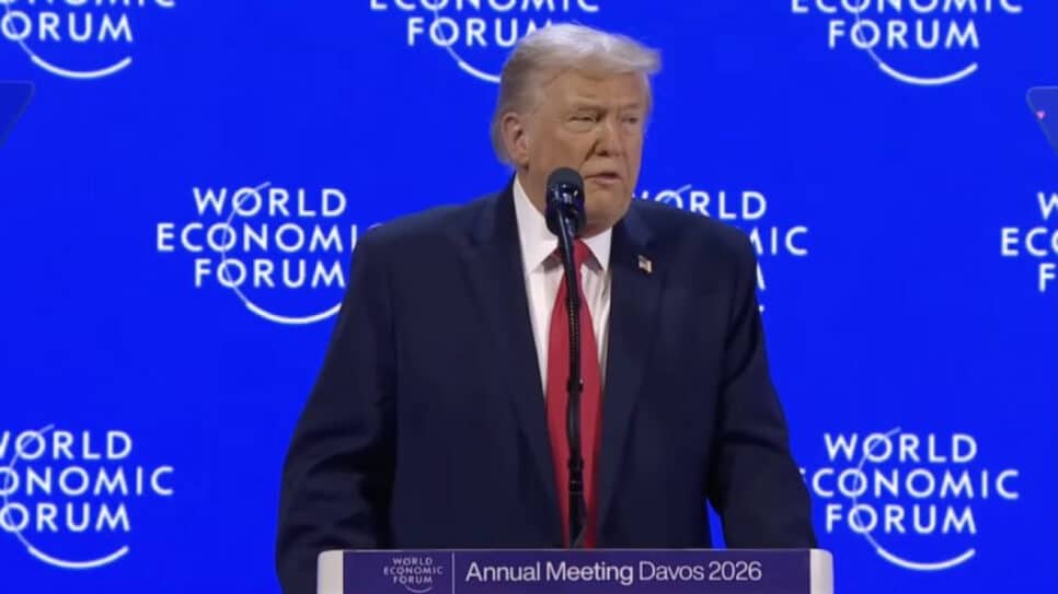 Donald Trump no Fórum Econômico Mundial