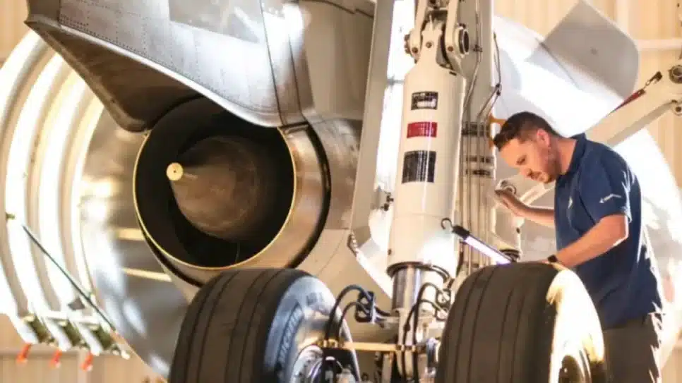 Manutenção de aeronave da Embraer, aviação