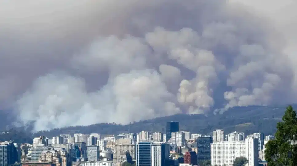 Incêndio no Chile