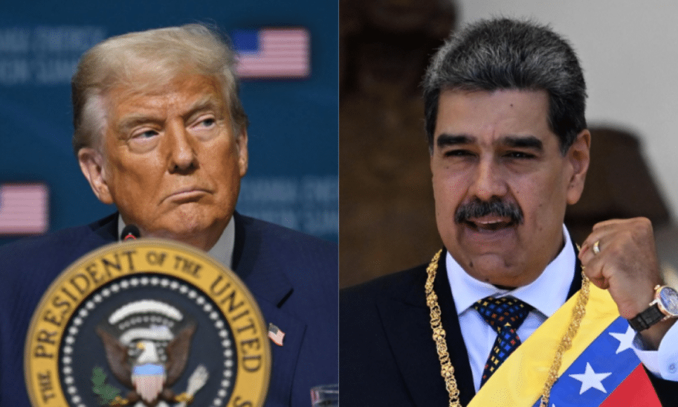 O presidente da Venezuela, Nicolás Maduro e Trump