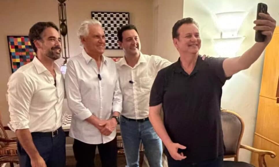 Kassab com governadores Eduardo Leite, Roberto Caiado e Ratinho Jr.