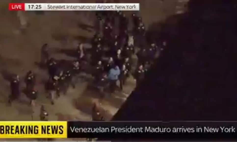 nicolas maduro escoltado