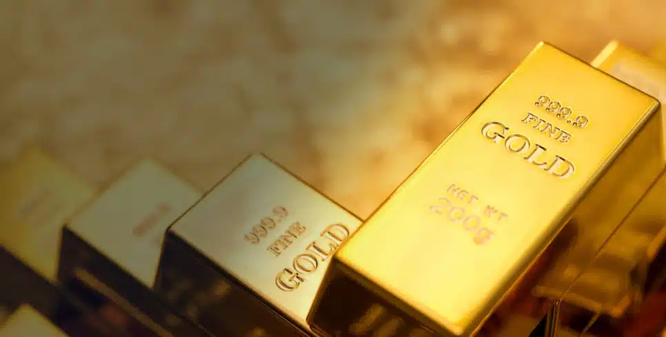 Barras de ouro