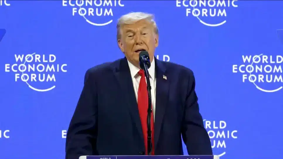 Trump discursa em Davos