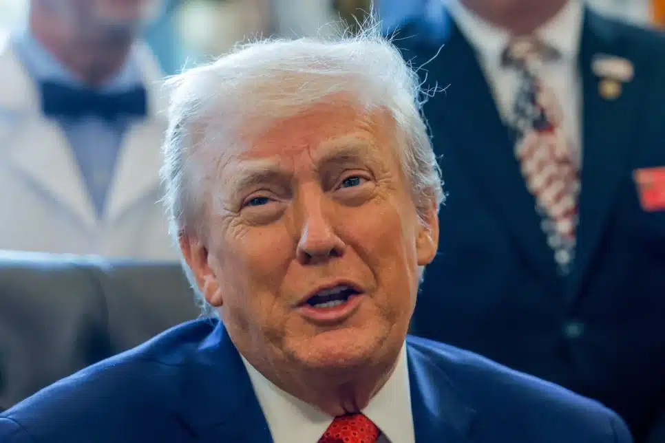 Presidente dos EUA, Donald Trump, na Casa Branca