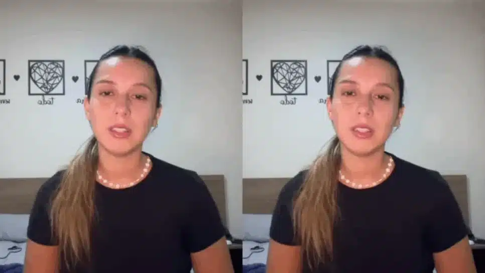 Em vídeo publicado nesta quinta-feira (5), Agostina Paez se pronunciou sobre o caso e afirmou estar com medo | Reprodução: @agostinapaez