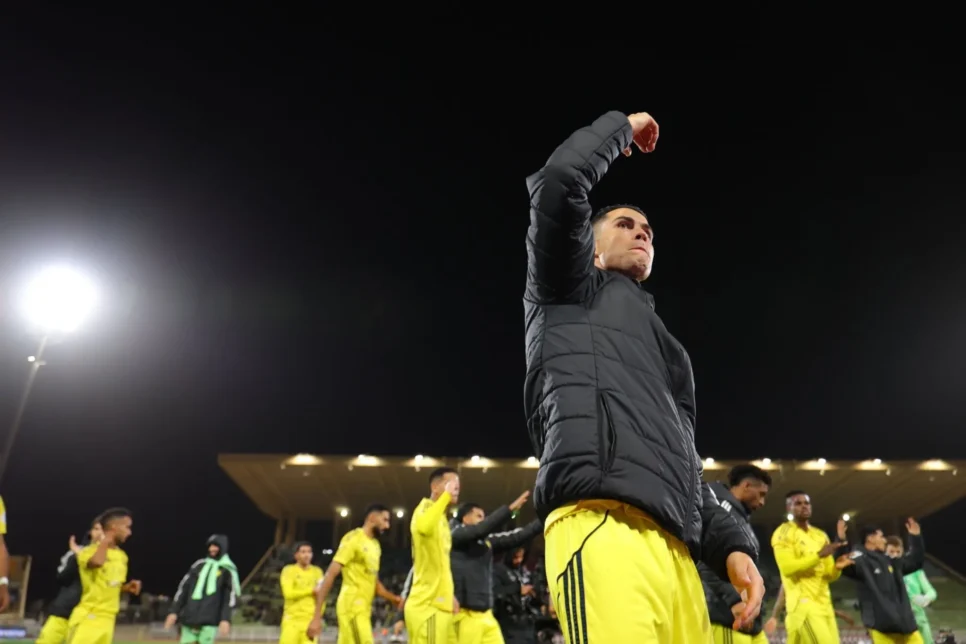 Cristiano Ronaldo em sua última partida antes da "greve"