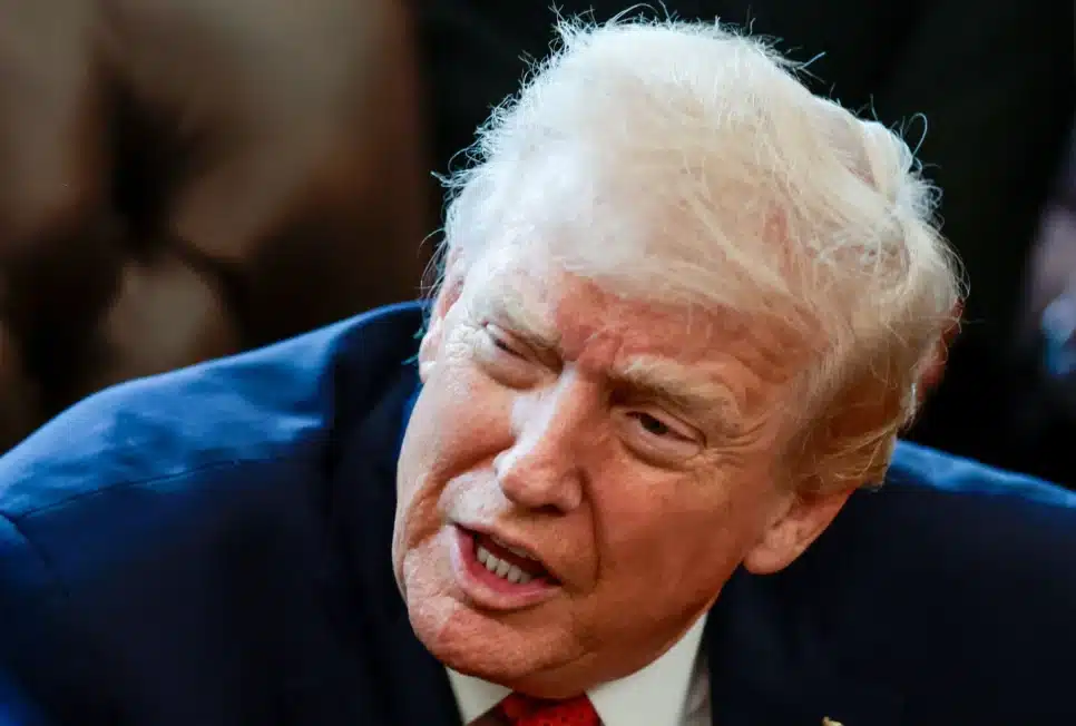 Presidente dos Estados Unidos, Donald Trump.