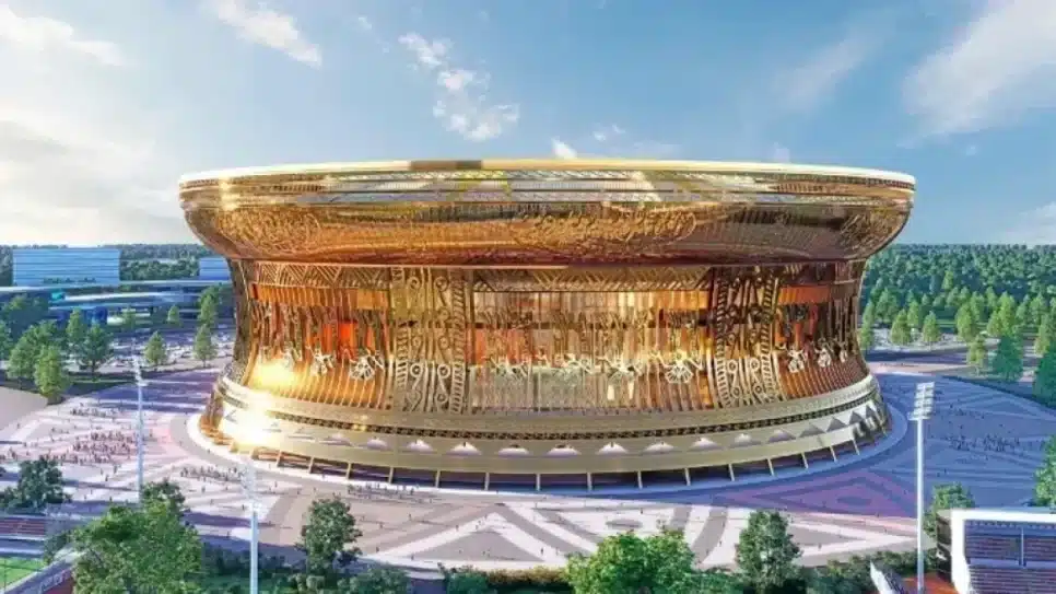 Projeto do Estádio Trong Dong, no Vietnã.