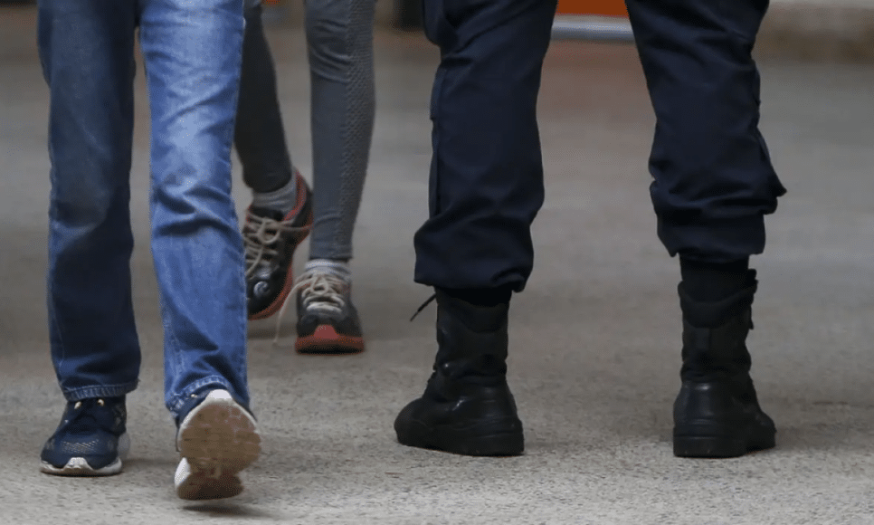 Primeiro dia de aulas no CED 01 da Estrutural, uma das escolas públicas do DF onde foi implementado o modelo cívico-militar. © Marcelo Camargo/Agência Brasil Versão em áudio